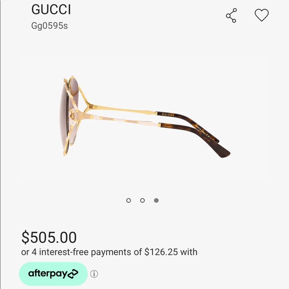 SOLD Gucci oversized women’s sunglasses - Picture 2 of 6